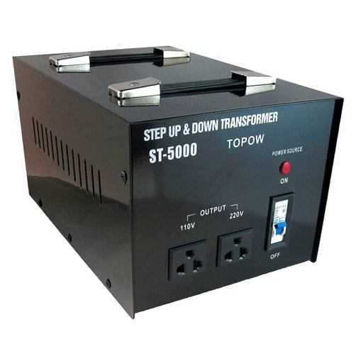 TOPOW 5000W Step Up and Down Electrical Power Voltage Converter Transformer Heavy Duty