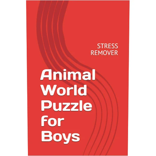 J. Flores Pouerié Animal World Puzzle for Boys: STRESS REMOVER