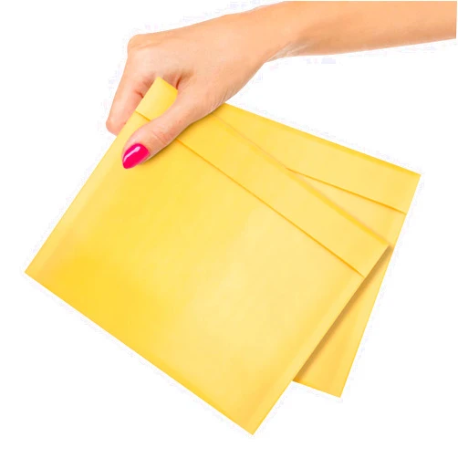 ABC PACK & SUPPLY ABC Gold Kraft Bubble Mailer Envelopes 7.25 x 7 Inch. 25 Pack of Kraft Paper Mail Padded Envelopes Self Seal. Opaque Kraft Mailers. Water-Resistant Padded Mailing Envelopes for Jewelry, Cosmetics