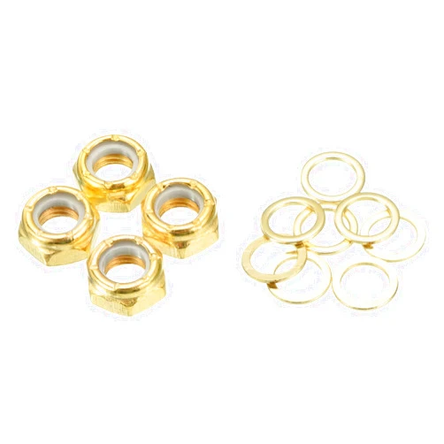 PATIKIL Skateboard Lock Nuts Set, Skateboard Truck Axle Washers Spacer Hardware Repair Kit for Longboard Cruiser
