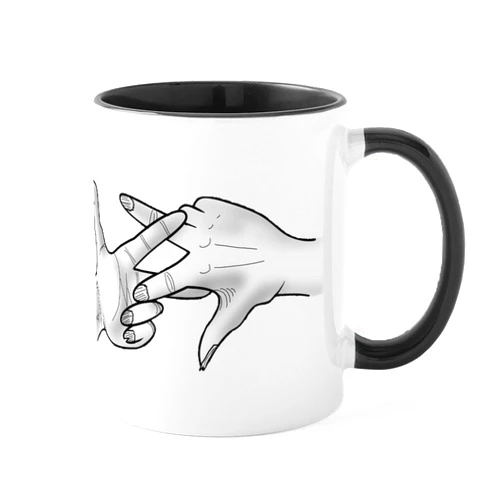 CafePress Scissafingas Logo Mug 11 oz (325 ml) Ceramic Coffee Mug