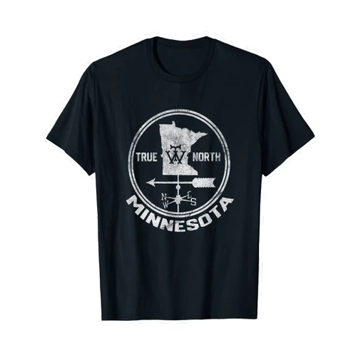 Tout Wear Minnesota True North Minnesota Compass T-Shirt