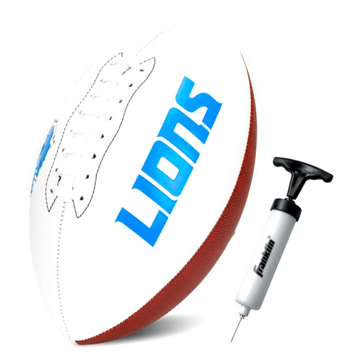 Franklin Sports NFL Autograph Football - Official Size White Panel Souvenir Football for Autographs + Signatures - NFL Team Fan Shop Memorabilia Football for Display