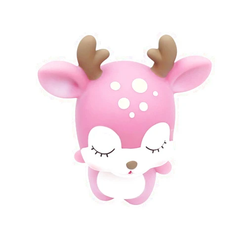 Toyvian Piggy Bank Deer Money Bank Unbreakable Plastic Coin Bank Piggy Bank for Kids Piggy Bank Girls Money Bank Animal Saving Money Box for Kids Home,Pink