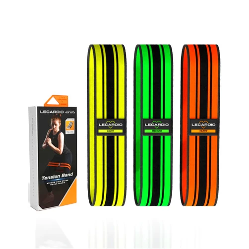 LECARDIO Resistance Bands for Women, Fabric Booty Bands for Legs and Butt, 3 Levels Exercise Workout Bands for Gym & Home Fitness, Yoga, Pilates with Exercise Guide.