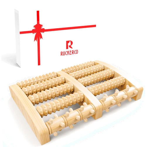 R RUCKERCO Foot Massager, Plantar Fasciitis Relief Gift, Leg Pain Treatment for Men and Women, Muscle Tension Relief, Reflexology and Deep Tissue Muscle Massage, Relaxing Gift for Mom and Dad