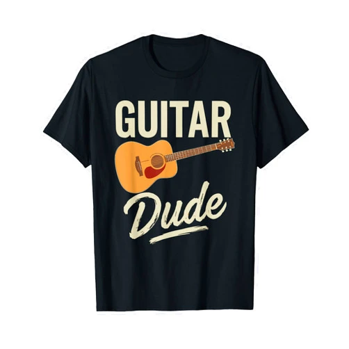 Acoustic Guitar Guitarist Gifts Guitar Dude Guitarist Music Band Musician Acoustic Guitars T-Shirt
