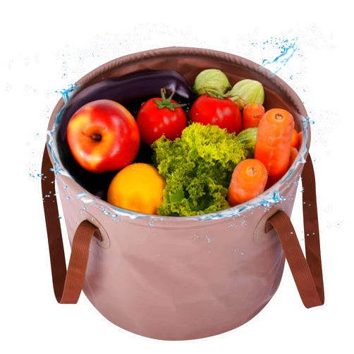 ACOWAY Portable Outdoor Camping Sink Basket, 9.8