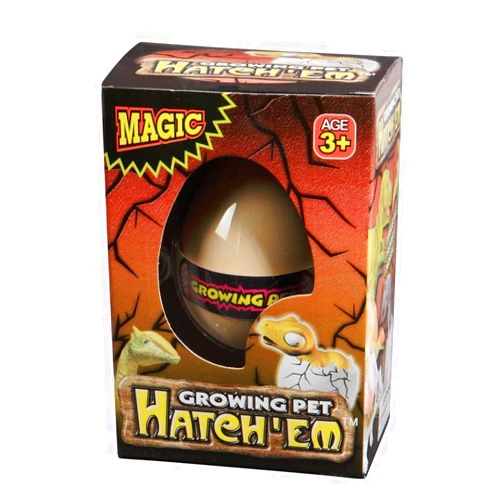 WARM FUZZY Toys Dinosaur Eggs (1) - 2.5inch Hatching Water Growing Dinosaur Eggs - Toy Surprise Eggs - Hatchimal Eggs - Dinosaur Eggs That Hatch in Water for Kids Party Favor Toy, Bath Toy, Easter Egg