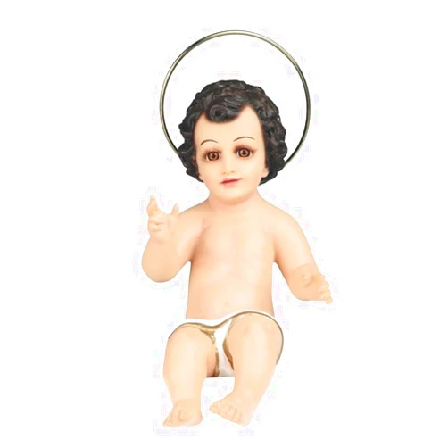George S. Chen Imports Baby Jesus with Glass Eyes Holy Religious Figurine Decoration, 12