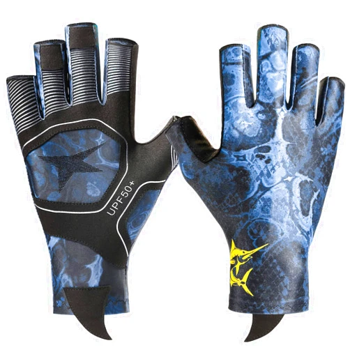 ACESHIP Fishing Gloves UPF50+ Fishing Gloves UV Protection Gloves Hunting Gloves Men Women for Outdoor, Rowing, Kayaking