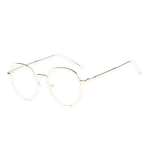 Flydo Blue Light Blocking Glasses Women Vintage Metal Round Rim Frame Retro Eyeglasses Women Men