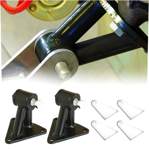 B.ZSSY Universal Engine Weld-in Motor Mount Kit Compatible with Small and Big Block SBC BBC 350 396 454 4.3L V6 Models Swap Motor mounts Replace for 91018040 Pack of 2