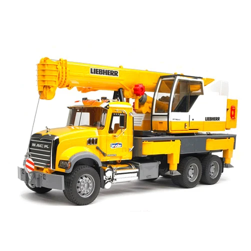 Bruder 02818 Mack Granite Liebherr Crane Truck