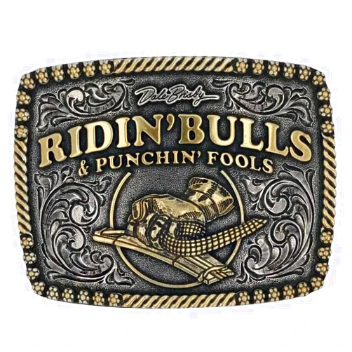 Montana Silversmiths Officially Licensed Dale Brisby Rodeo Western Belt Buckle