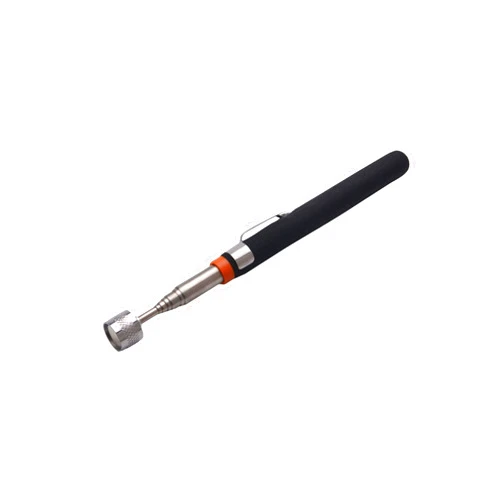 Edward Tools Magnet Pickup Tool - 33” Extension - 8lb. Pull - Sweeper for Picking up Bolts, Nuts, Screws, auto - Slim Magnetic Telescoping Stick Wand with Pocket Pen Clip