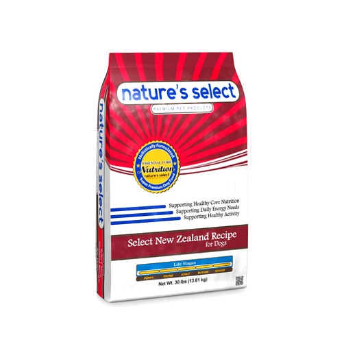 Nature's Select New Zealand Recipe - Lamb Adult Dry Dog Food (5 LBs)
