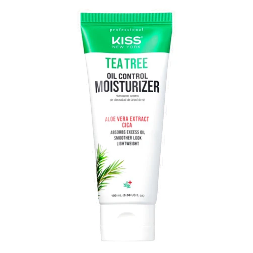 Kiss New York Face Moisturizer With Cica, Aloe Vera & Tea Tree, Oil Control Anti-Shine Facial Lotion, Korean Skin Care For Normal to Oily Skin, Lightweight Formula Absorbs Excess Oil (3.38 Fl Oz)