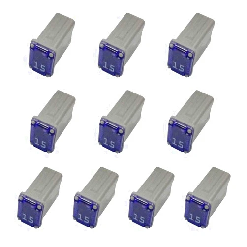 Openlot 10 Flosser 608815 15 Amp Micro Cartridge Fuses - FMM MCASE Type