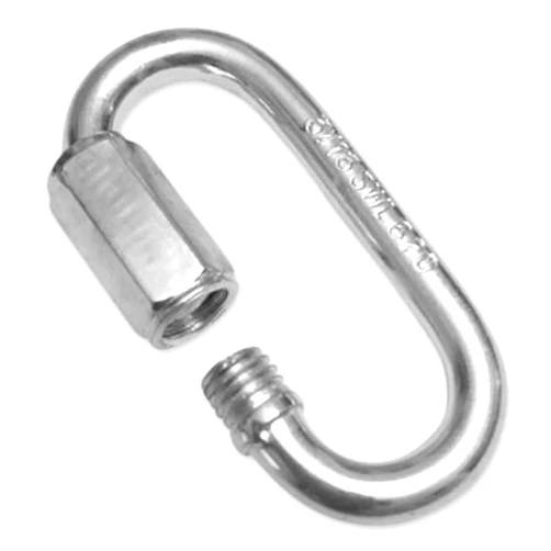 Yardware etcetera Quick Links 3/16 inch Zinc Plated 24 Pack - 620 Pound Working Load Limit- Chain Links