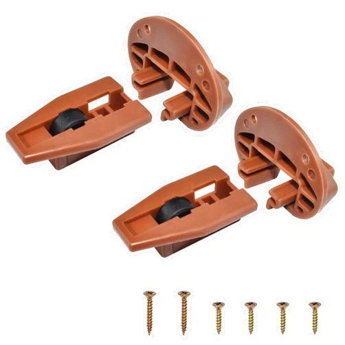 Aifeier ET Drawer Guide Kit Compatible with Kenlin Rite-Trak II Model #168 Replacement kit with Roller for Most Furniture Manufacturers Hardware and Installation Tools, 2 Sets