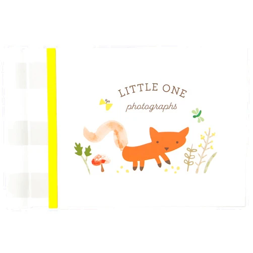 C.R. Gibson BP73-24546 Little One Woodland Small Gender Neutral Baby Brag Book Photo Album, 7.25