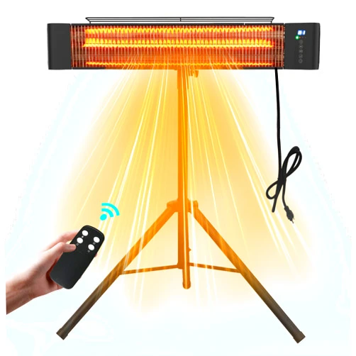 RealSmart Outdoor Heater, Infrared Electric Patio Heater, Realsmart Carbon Infrared Patio Heaters for Outdoor Use, Realsmart 1500W Wall Mounted Ceiling Tripod Heater, TUV Certification for Restaurant, Garage