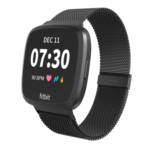 Limque Magnetic Bands Compatible with Fitbit Versa/Versa 2/Versa Lite/SE, Women Men Metal Adjustable Replacement Wristband for Fitbit Versa Smart Watch Multi-Color