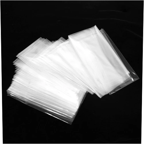 YASUOA 100 Pieces Clear Paper Money Holder, Paper Money Sleeves, Bill Protector Bag, Money Collection Display Case, Album Banknotes Currency Collection Sleeves (Only Plastic Bag)