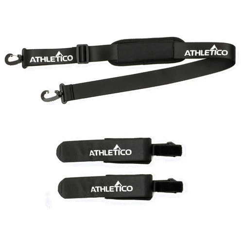 Athletico Ski Strap & Pole Carrier - Adjustable Cushioned Ski Carrier