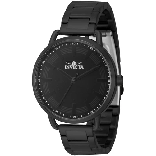 Invicta Lady's Wildflower 38mm Stainless Steel Quartz Watch, Black (Model: 46333)