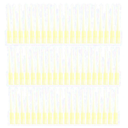 WMYCONGCONG 500 PCS Pipette Tips 200ul Clear Yellow Universal Laboratory Liquid Pipettor Tips Disposable Pipette Tips for Lab (200 UL)