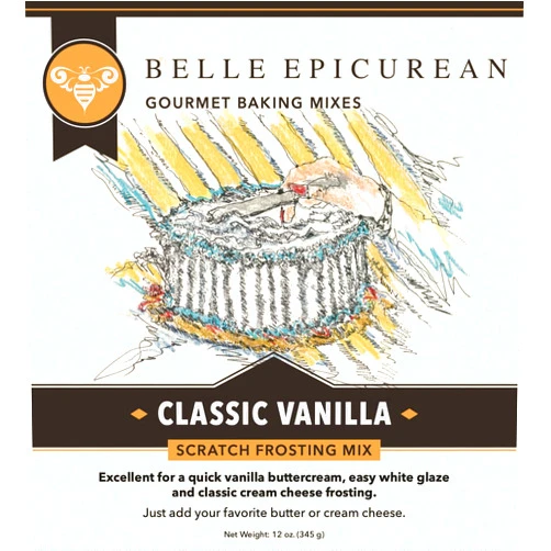 Belle Epicurean Classic Vanilla Frosting Mix