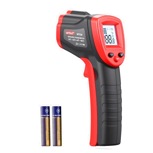 Wintact Infrared Thermometer Temperature Gun -58℉ to 986℉, Digital IR Heat Surface Temp Gun, Non-Contact Laser Thermal Gun for Cooking Food, BBQ, Pizza Oven, Grill, Griddle Accessories