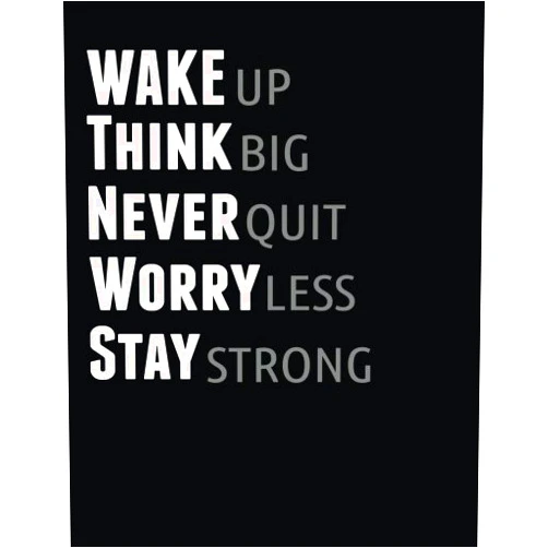 Good Idea Keeper Wake UP Think Big Never Quit Worry Less Stay Strong: A Inspiration Book Journal - Lined and Blank Journal to write in (8.5 x 11 Large), Best Gift Idea (Inspirational Journal Notebook)