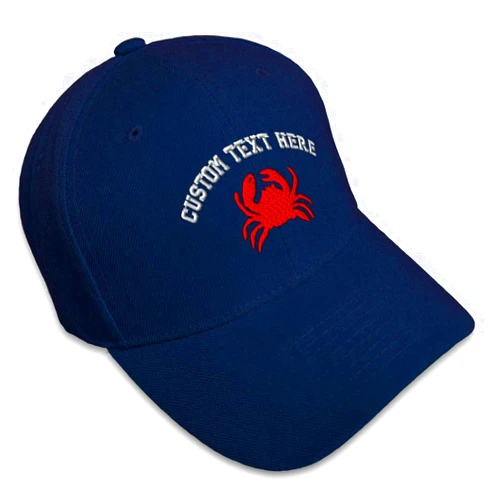 Speedy Pros Baseball Cap Crab C Embroidery Animals Ocean Hats for Men Women