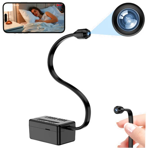 WASKAME Hidden Camera Mini Spy Camera with 1080P, WiFi, APP, Motion Detection for Home, Indoor, Baby