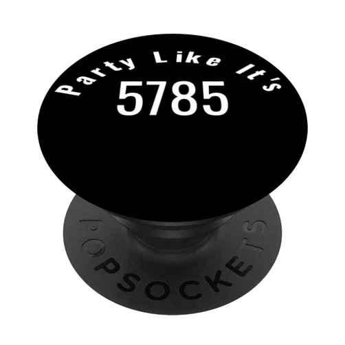 Rosh Hashana Party Like It's 5785 Gear Rosh Hashana Party Like It's 5785 Jewish New Year PopSockets Standard PopGrip
