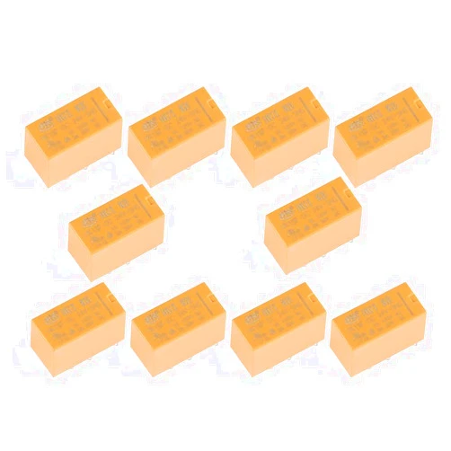 EC Buying 10PCS DC 24V Coil DPDT Power Relay 8 Pin 1A 125VAC/2A 30VDC Coil Relay PCB General Purpose Power Relay HK19F-DC 5V-SHG Signal Relay