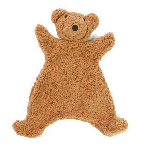 SILI FACTORY Lovey for Baby,Soft Baby Security Blanket,Snuggle Stuffed Animals Toy Baby Girl & Boy, Bear&Lamb Lovey Comforter Toy for Babies 0-12months,Baby Gifts for Infant and Toddler (Brown-Bear)