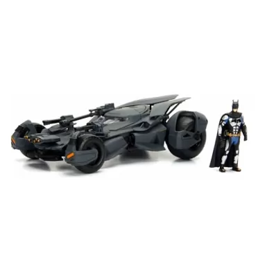 Jada Toys DC Comics 1:24 Justice League Batmobile Die-cast Car with 2.75