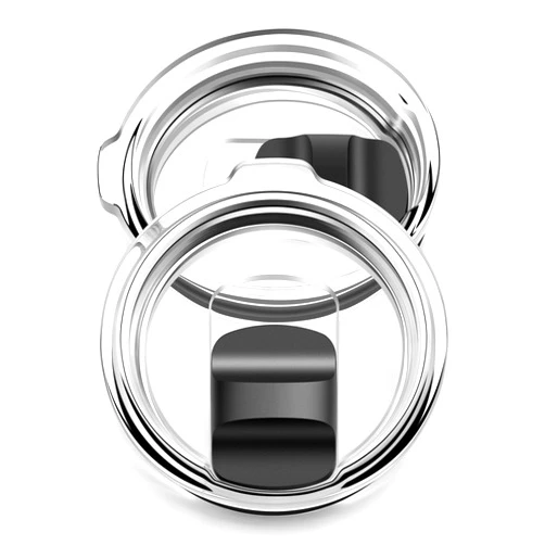 Banzk 20 oz Tumbler Lid,with Magnetic Slider Switch Replacement Lids Compatible for YETI 20 oz Tumbler, 10/24 oz Mug and 10 oz Lowball,New Upgrade Travel Spill Proof Cup Lids Covers, BPA Free