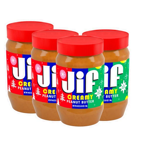 Jif Creamy Peanut Butter, 40 Ounce (Pack of 4)