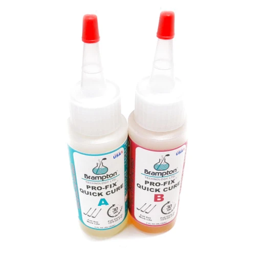 Brampton Technology Pro-Fix 5 &15 Quick Cure Epoxy (2-Ounce Bottles)