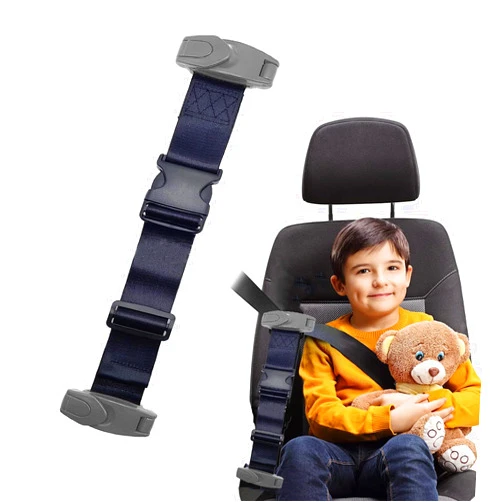 Alovexiong Car Seat Belt Adjuster,Seatbelt Clips,Universal Comfort Shoulder Neck Protector Strap Positioner Lock Clips for Kids Short Adults,Keep Your Child Safe and Comfortable During Car Rides(Black)