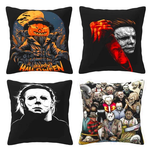 Ouhlcsp Throw Pillowcase Holiday Home Decor Sofa Bedroom Cushion Case Outdoor Indoor Decorations Set of 4 18
