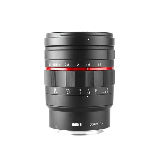 Meike MK-50mm F1.2 RF Large Aperture Manual Focus Fixed Lens for Canon Full Frame EOS R EOS-RP R5 R6 R7 R10 Mirrorless Cameras