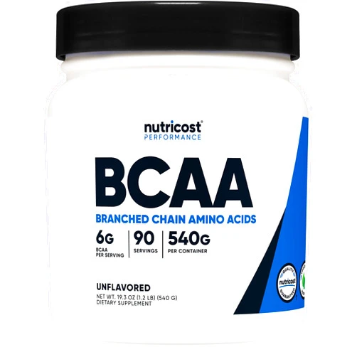 Nutricost BCAA Powder 2:1:1 (90 Servings, No Flavor Added) - Branched Chain Amino Acids