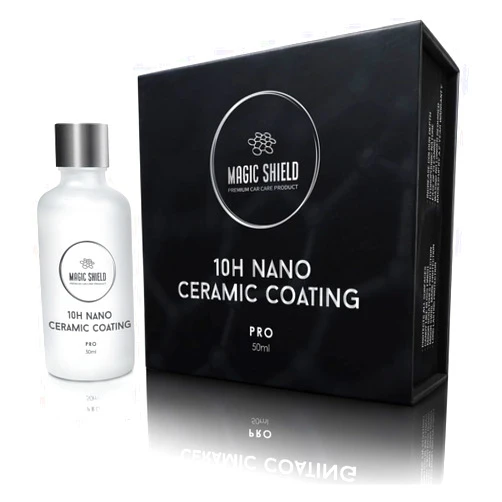 Magic Shield Ceramic Coating PRO 10H – Ultimate Vehicle Protection with Advanced SiO2 Technology – High Gloss Finish – Self-Healing – Easy Application for Cars, Motorcycles, RVs, and Boats (50ml)
