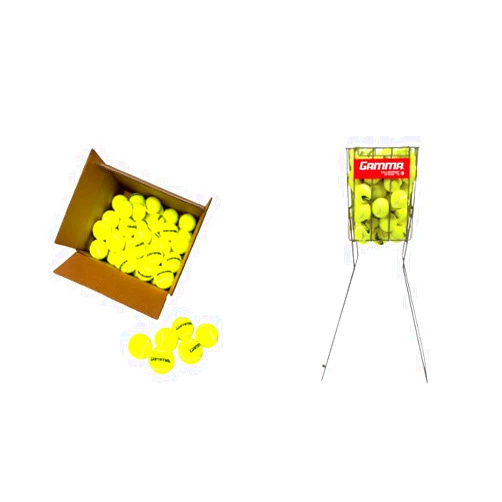 GAMMA Sports Pressureless Tennis Balls Box, Bulk Tennis Balls, Premium Tennis Accessories, 18, 36, 48, 75 Pack Sizes, Tennis Practice, Tennis Training, Pet Toys, Dog Ball, Coach, Indoor & Outdoor Play
